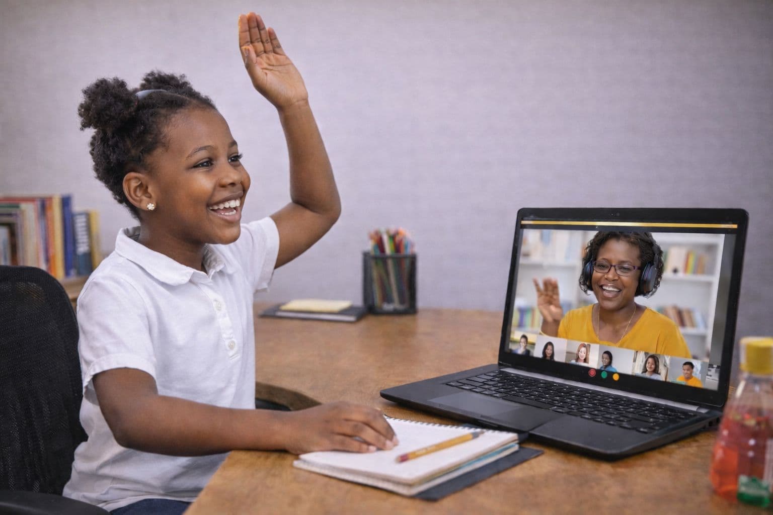 Student learning online with Tuta